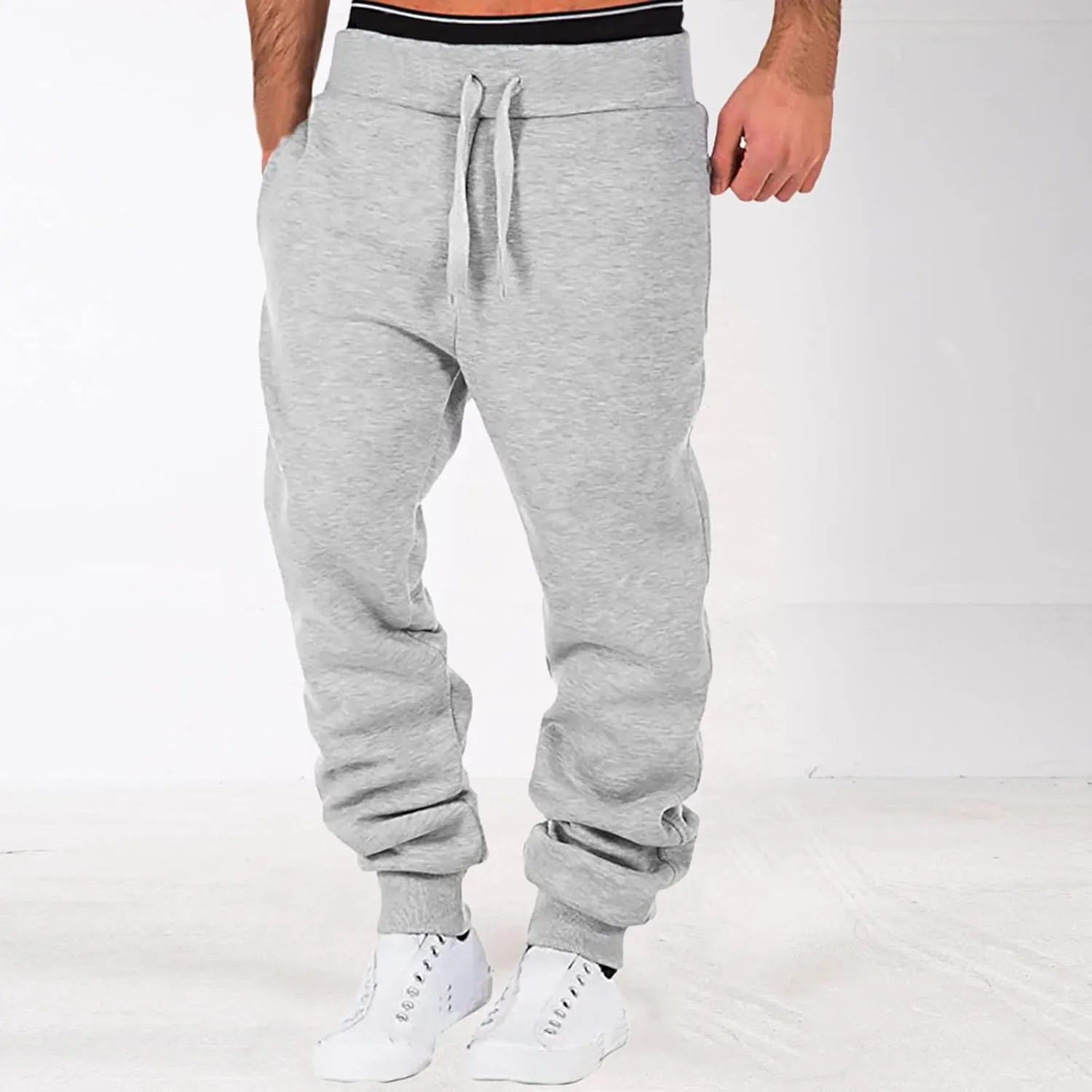 Cargo Pants for Men Joggers Joggers for Men Athletic Sweatpants for Workout Jogging Running Men's Fleece Jogger Pant
