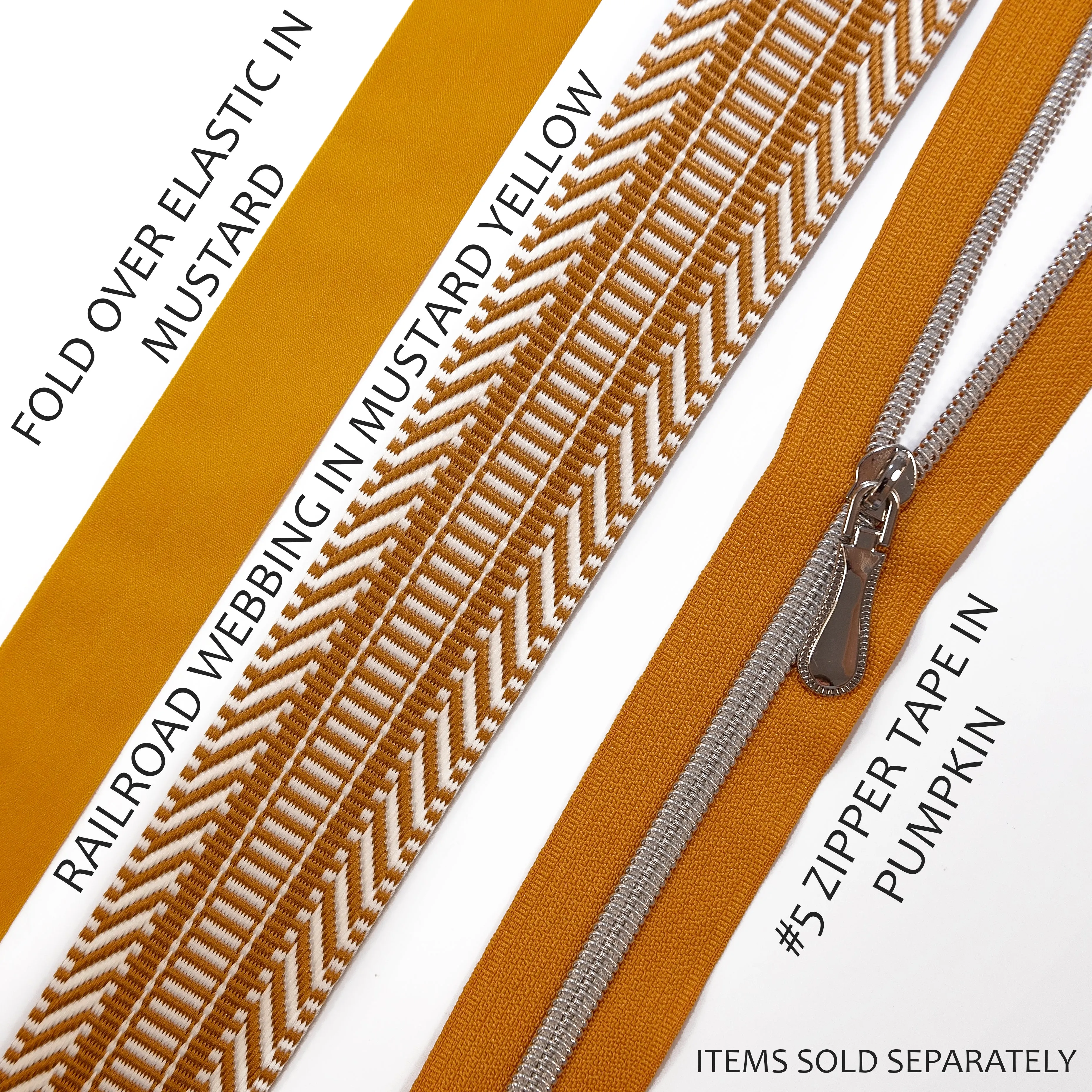 Fold Over Elastic | 1" Wide | FOE | Matte Colors