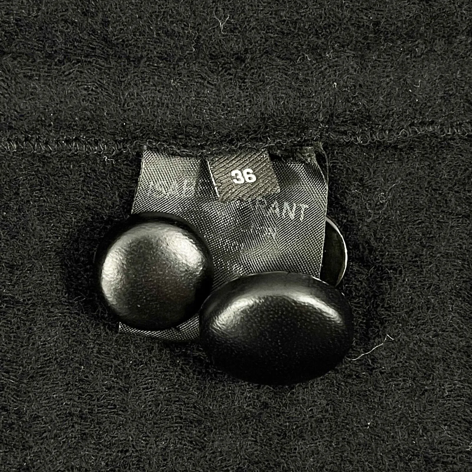 ISABEL MARANT - Raw Edge Matelass Virgin Wool Jacket - Black - 36 US S