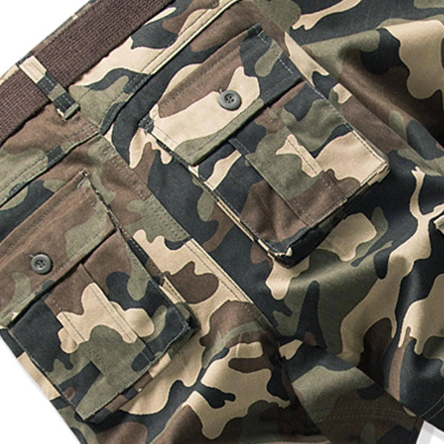 Men's Cargo Pants High Street Leisure Loose Sports Running Solid Color Lace Up Cargo Mens Outdoor Hiking Cargo Pants