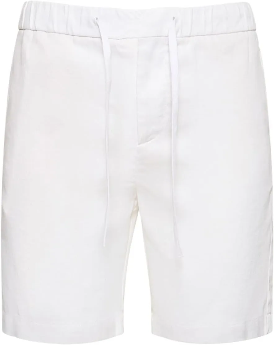 Men's Casual Cotton Linen Shorts Linen Shorts Casual Cotton Elastic Waist Summer Beach Vacation Shorts with Pockets