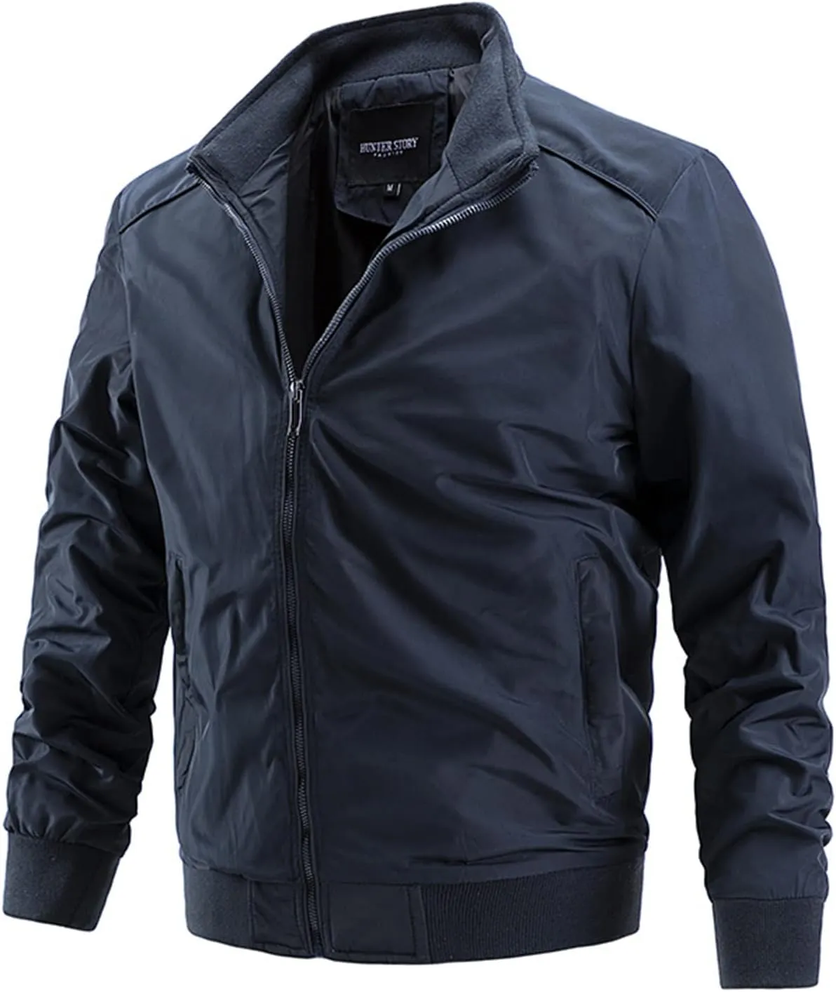 Men's Lightweight Bomber Jacket Casual Fall Spring Windbreaker Outdoor Golf Fashion Coat Zip Up Tactical Jacket for Men