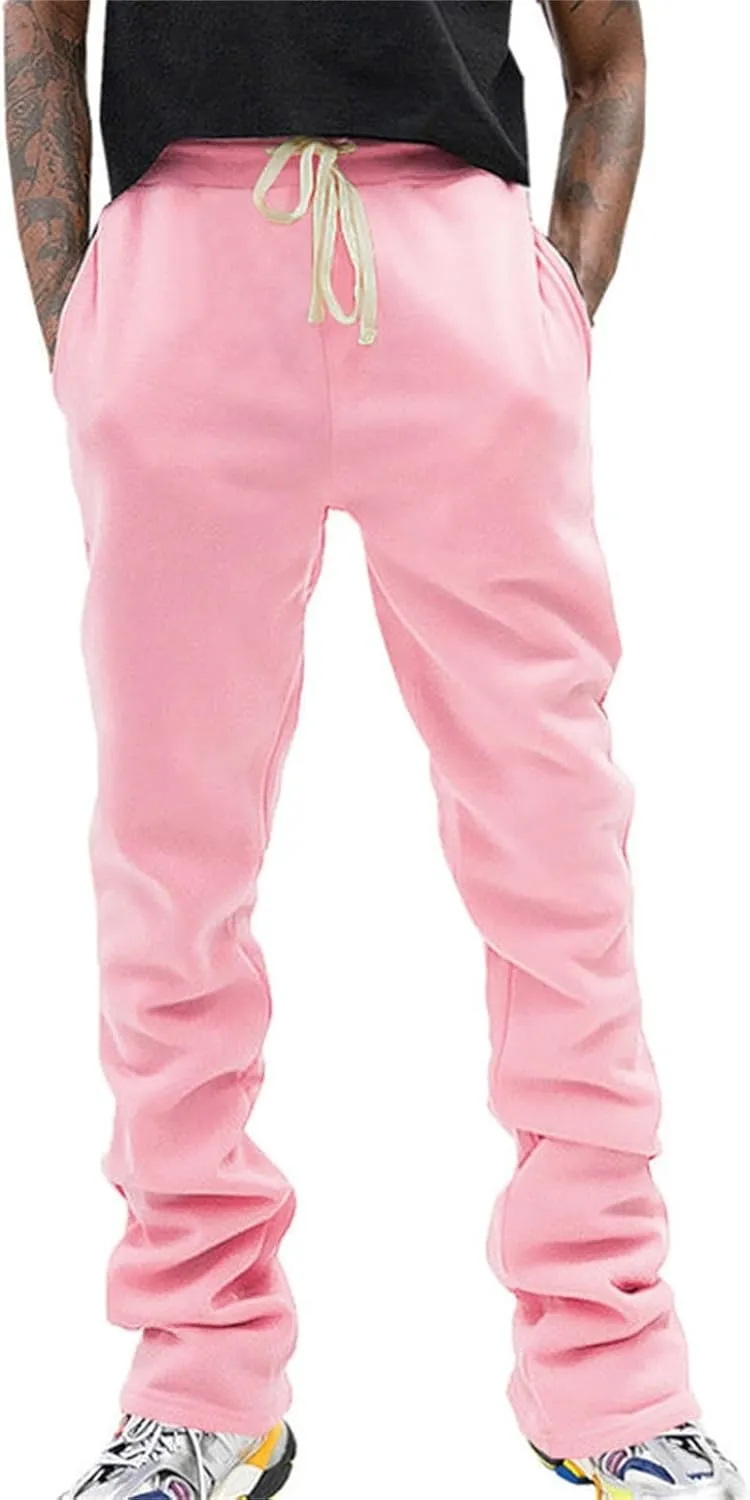 Men's Relaxed Fit Sweatpants Mens Fashion Joggers Sports Pants Casual Cotton Cargo Pants Gym Sweatpants Work Pants