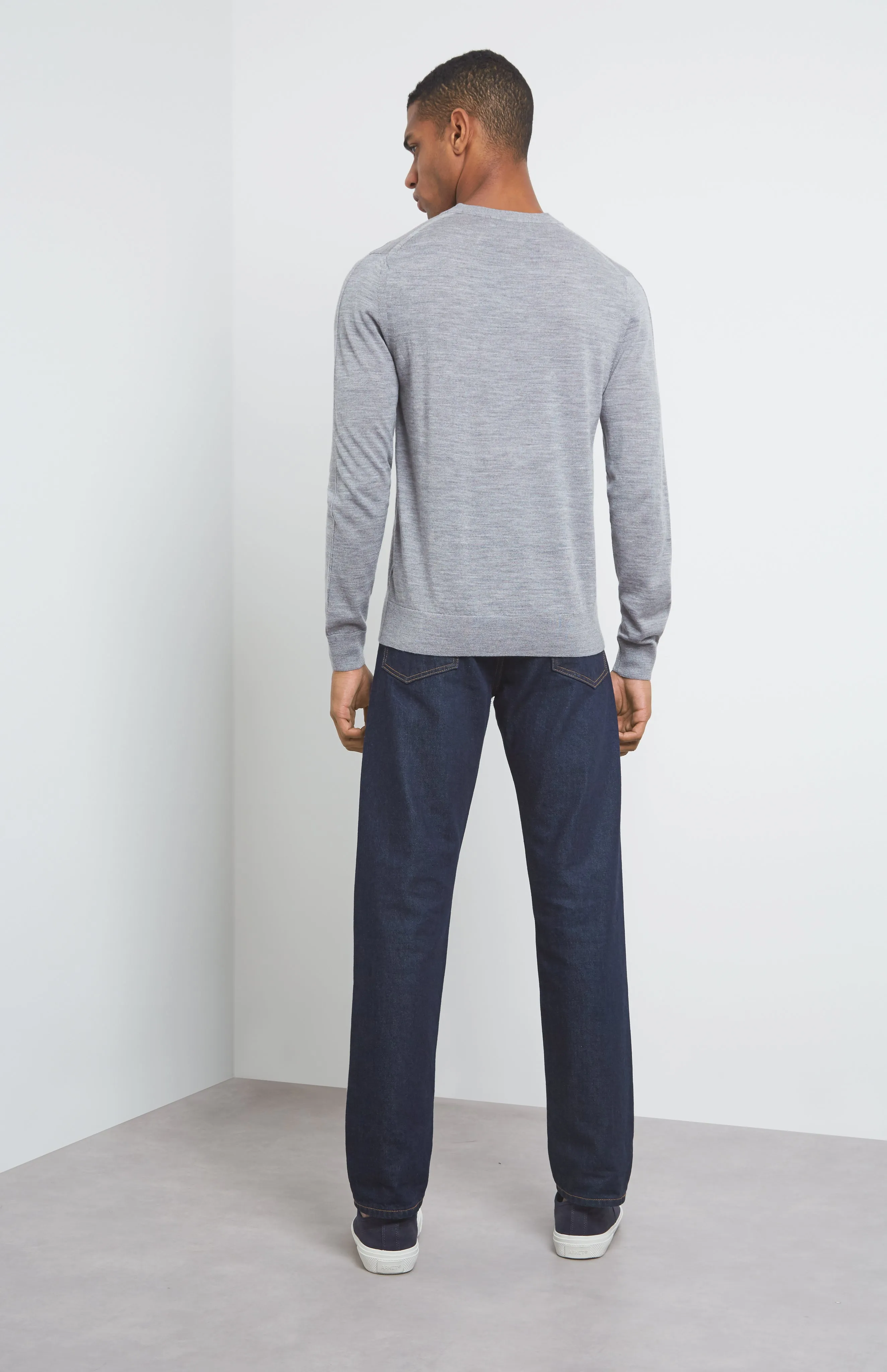 Merino Jumper In Grey