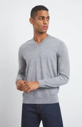 Merino Jumper In Grey