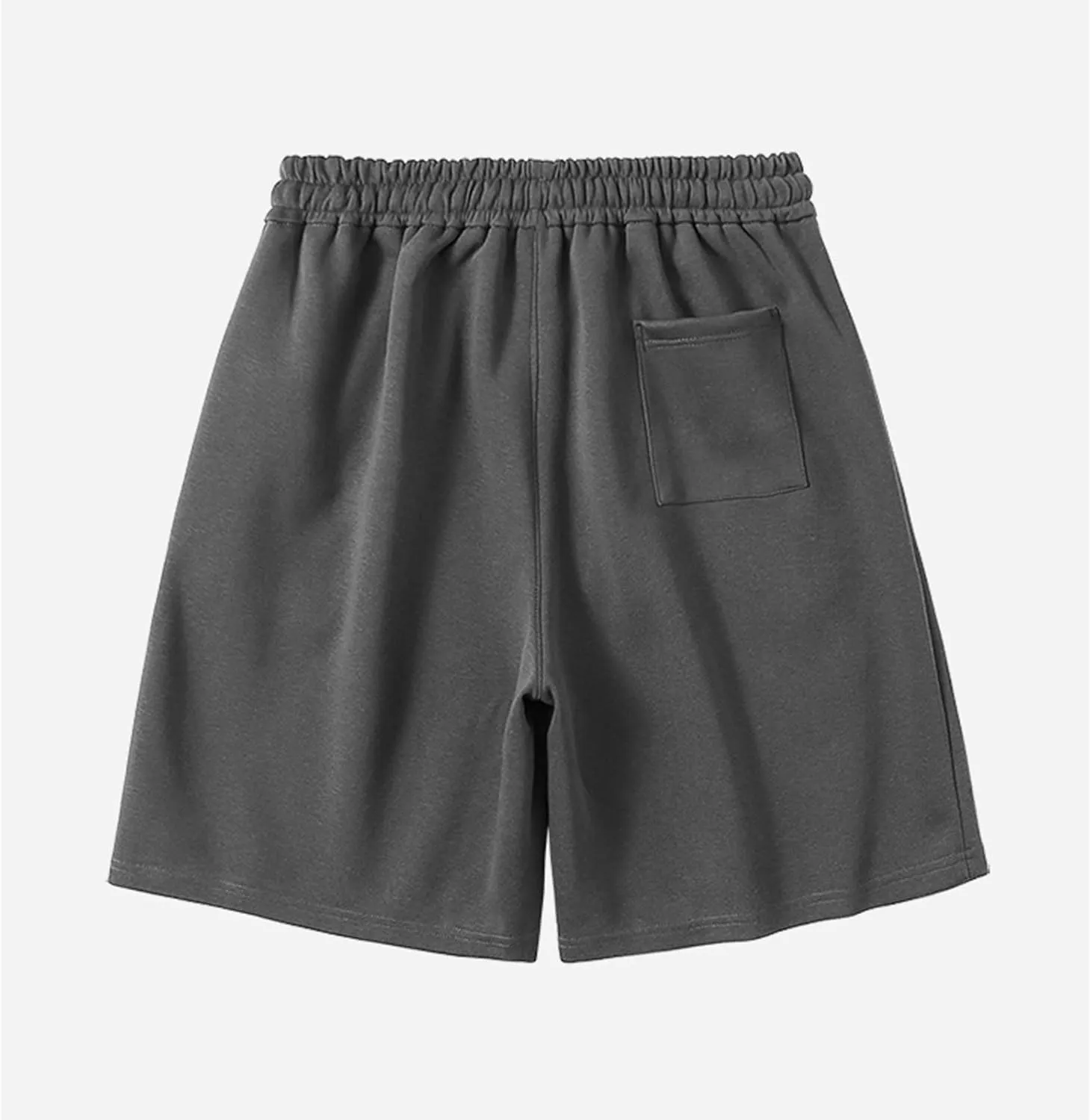 Muscularfit Men Cotton Casual Shorts Summer Beach Shorts Casual Elastic Waist Drawstring Shorts with Pockets Trendy Clothes