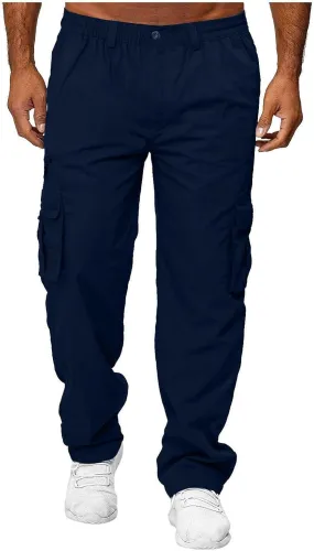SGASY Mens Cargo Pants Casual Outdoor Hiking Pants for Men Athletic Joggers Sweatpants 2025 Mens Work Pants