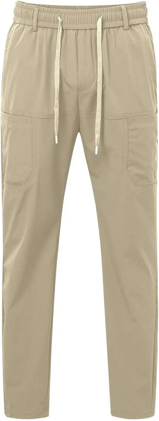 Stretch Cargo Pants Men, Multipants-High Multi-Pocket Durable Water Resistant Ripstop