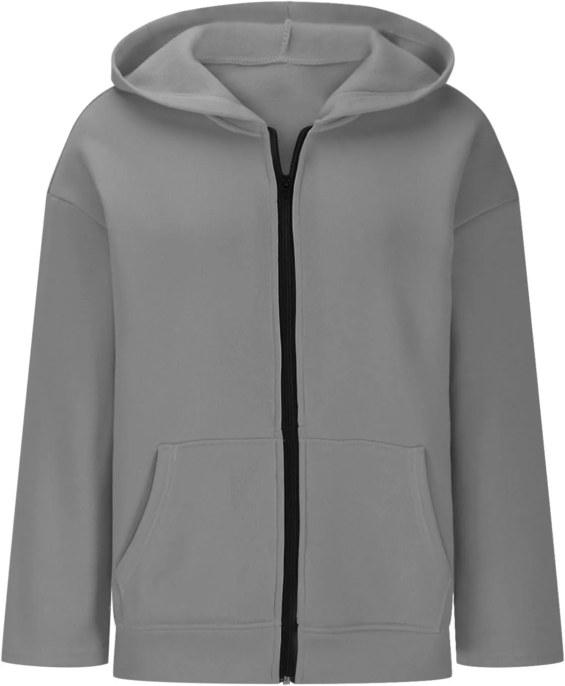 Zip Up Hoodies For Women Trendy 2024 Fleece Hooded Sweatshirt Jackets With Pockets Fall Winter y2k Outfits